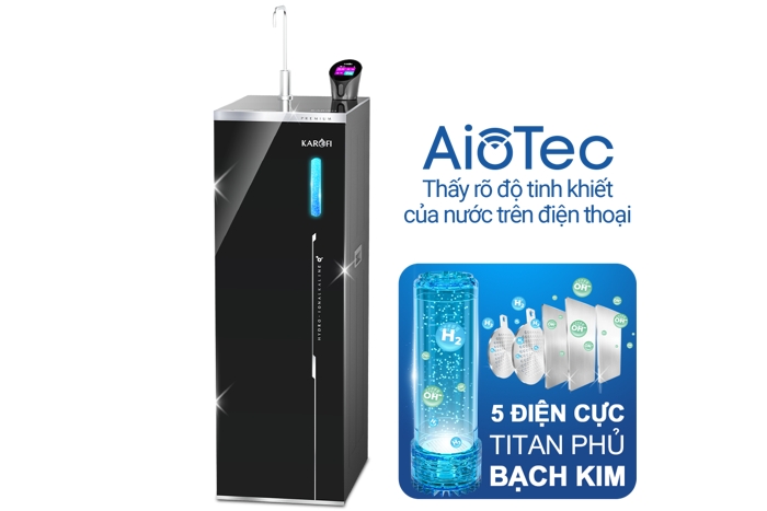 Máy lọc nước RO Hydro-ion kiềm Karofi KAE-S68 PRO 13 lõi